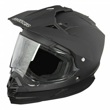 Adult Raider Edge Dual Sport Helmet MX ATV Dirt Bike Off Road Motorcycle DOT (Best Off Road Motorcycle Helmet)