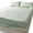 A, variant on Cooling Ice Silk Fitted Sheet Set, Deep Pocket Breathable Bedding, Summer Mattress Cover with Pillowcases, Soft Cooling Fabric for Hot Sleepers, 79" x 59"