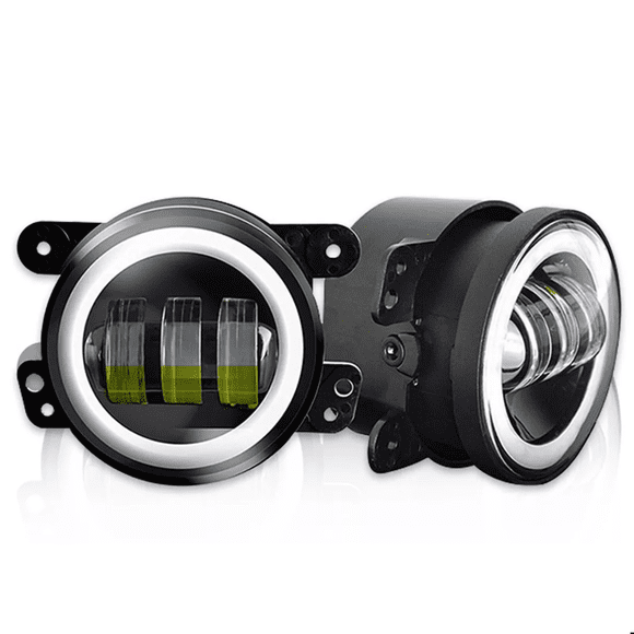 Faros De Niebla Led Ojos Ángel Jeep1 Par 4in