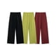 thumbnail image 4 of HH TRAF 2024 Pantalones casuales de pierna ancha para mujer, cintura elástica sólida, bolsillos decorativos con cordones, pantalones sueltos de verano para mujer a la moda, 4 of 5