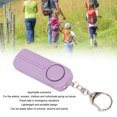 thumbnail image 4 of Alarma de Emergencia 130 DB Fuerte 24 Horas IP56 Impermeable Protección Sirena Autodefensa Mini Llavero Alarma Personal de Sonido Seguro con Luz de Flash LED para Mujeres Niños ANGGREK  Otros, 4 of 8