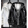 thumbnail image 3 of Men's Reflective Jacket Waterproof Soft Shell Hooded Sports Jacket, 3 of 5
