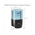 thumbnail image 3 of Es4 Soap Push-Style Dispenser, 1,200 Ml, 4.88 X 8.8 X 11.38, Graphite | Bundle of 2 Cartons, 3 of 4