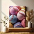 thumbnail image 6 of Colorful Baseball Sport Canvas Print, Kids Boys Girls Nursery Sports Bedroom Living Room Home Wall Decor Art, 6 of 8