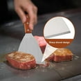 thumbnail image 2 of shiyou-2PC Grill Griddle Spatula Scraper Stainless Steel Blade Barbecue Cooking Grill, 2 of 4