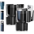 thumbnail image 1 of WWS-2-en-1-porte-gobelet-adaptateur avec Support de Téléphone Base Réglable s'Adapte à la Plupart des Porte-Gobelets et Téléphones, Compatible avec HydroFlask, Yeti, Nalgene, Grande Bouteille de 32/40 oz en 3.2 Pouces-3.8 Pouces (2 Pcs), 1 of 4