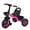 Pink, variant on FUTATA Kids Trike for Aged 6 Month and Up Stroller Trike 3 Wheel Pedal Bike Toys & Gifts Easy Rider Trike with 2 Storage Baskets on Front & Back & Non-Slip Handlebar