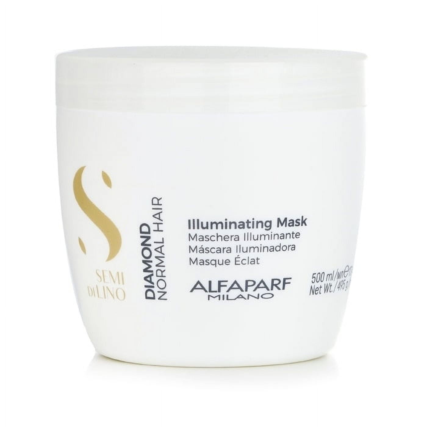 AlfaParf - Semi Di Lino Diamond Illuminating Mask (Normal Hair) - 500ml/17.4oz