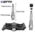 thumbnail image 4 of Ztto jt05 1 par de 1 par pedal plano impermeable polvo a prueba de polvo auto-lubricación 24 picos cambiantes pedales ciclo accesorios de pieza negro Eigraketly OD002851-01B, 4 of 7