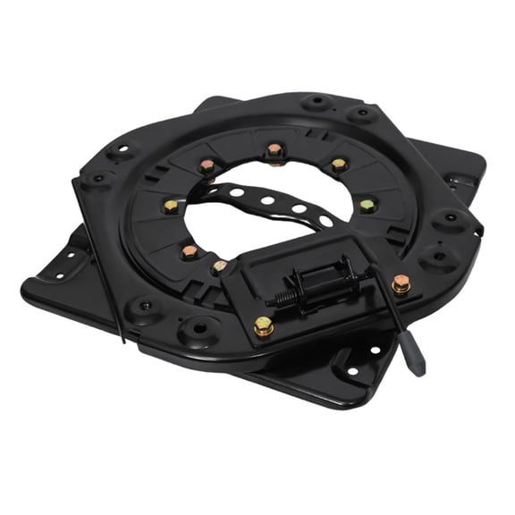 360° Swivel Seat Base, Heavy-Duty Steel Swivel Seat Plate with Locking Handle, Durable for Use in Your RV, Campervan or Van