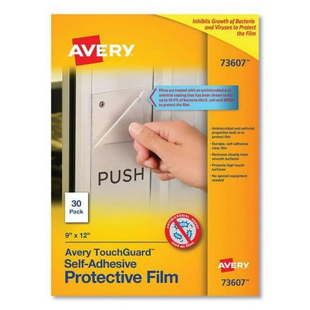 UPC: 0077711736078 | Avery Products AVE73607 Touchguard Protective Film Sheet – 9 x 12 in. – Matte Clear – Pack of 30