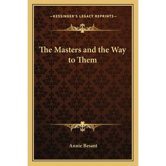 The Masters and the Way to Them (Paperback)