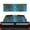 Blue Lion Face, variant on chaqlin Truck Rear Window Decal UV Blocking Privacy Perforated Back Windshield Sun Shade Waterproof Film for SUV Pickup , Black White Wolf
