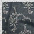 thumbnail image 4 of Soimoi Asian Paisley Printed, Poly Canvas Fabric, Decor Sewing Fabric by The Yard 56 Inch Wide,Decorative Fabric for Curtains Tote Bags, Teal Blue, 4 of 5