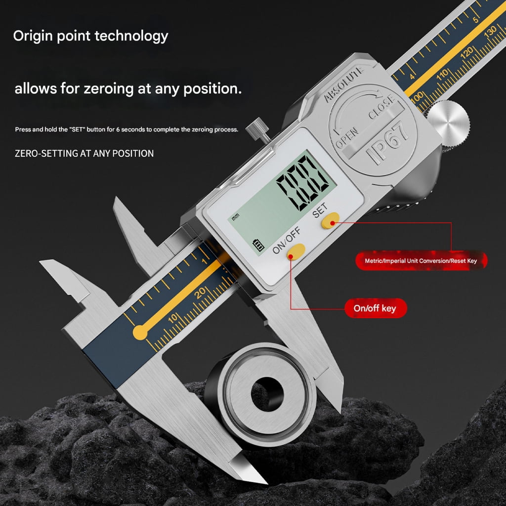 Vernier Caliper Digital Display Caliper Student Vernier Rulers 150mm Measuring