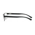 thumbnail image 5 of 6 Packs Mens Rectangular Classic Metal Frame Reading Glasses Black Spring Hinge Readers +2.50, 5 of 6