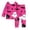 P33 Hot Pink, variant on Tfken Halloween Pajama Sets Girls Sleepwear Nightwear 2 Piece Party Halloween Pumpkin Print Pajamas Tops With Pants Set Homewear Long Sleeve Autumn Soft Loungewear Outfit Size 2-3 Years Gray