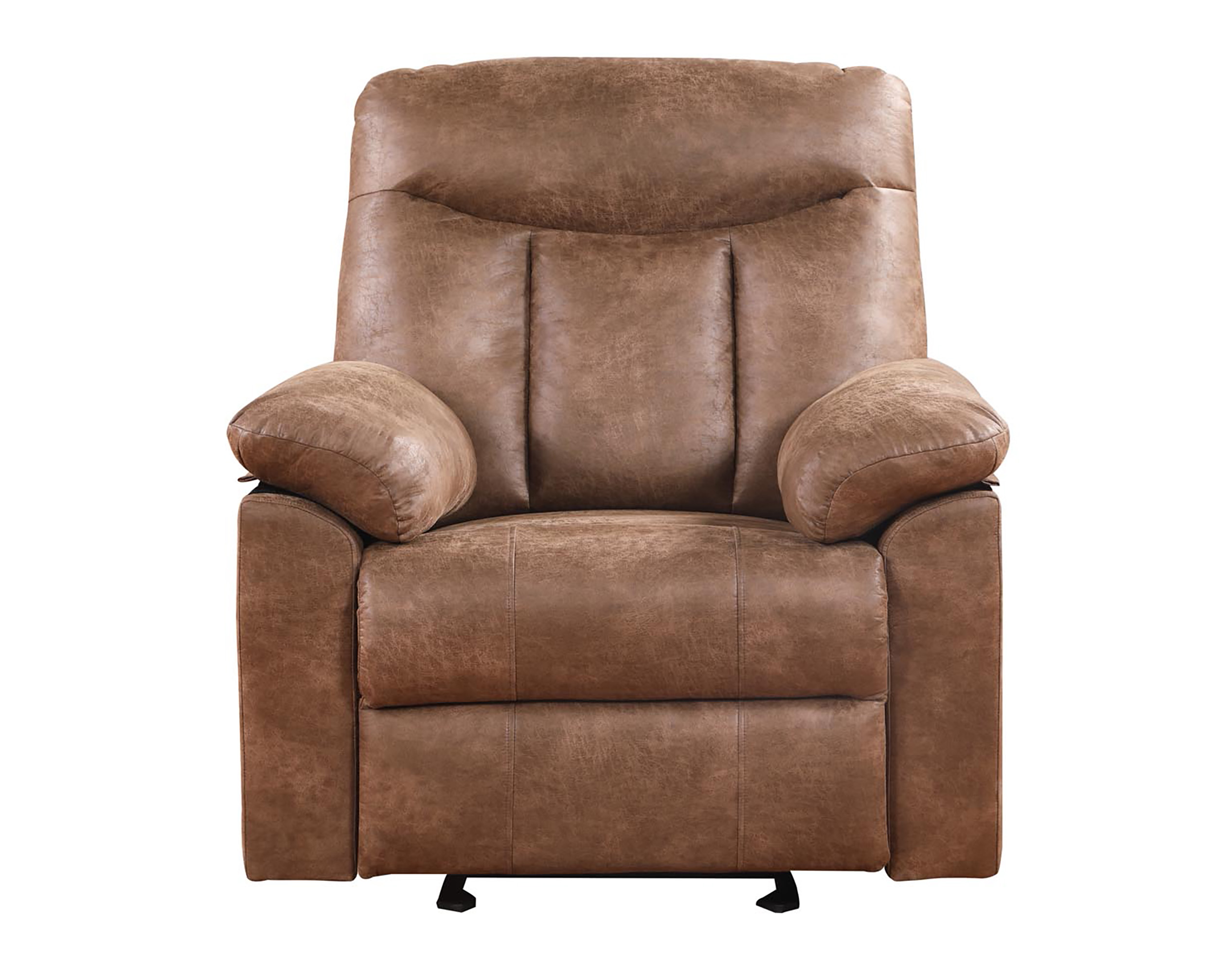 Becket Big and Tall Memory Foam Rocker Recliner W/USB Vintage Brown, Supports up to 500 lbs - image 4 of 10
