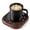 Brown, variant on Mug Warmer,40W Coffee Mug Warmer for Desk with Temperature Display, 4H Auto Shut Off, 3 Temp Settings & 1-12H Timer, Smart Electric Beverage Warmer for Coffee, Tea, Water, Milk and Coco(Black)
