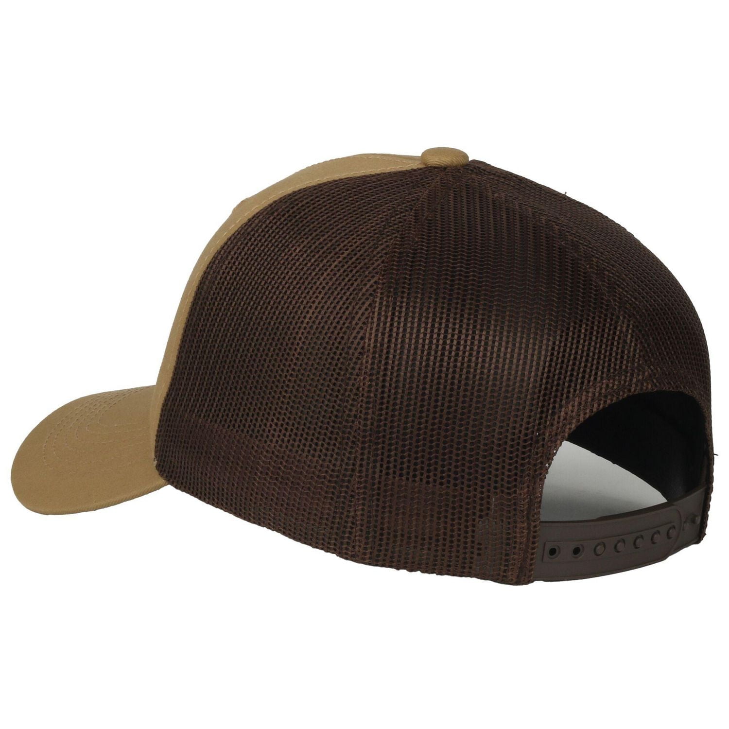 Realtree® Hat with Woven Label Patch, in Old Gold and Brown, One Size Fits Most Adjustable Adult