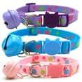 thumbnail image 4 of UDIYO Cute Cat Dog Buckle Collar Lollipop Candy Color Adjustable Style Pet Supplies, 4 of 7