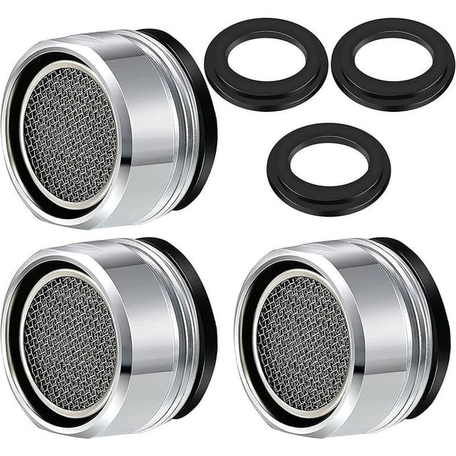 Accesorios de filtro de grifo de ahorro de agua de 3 piezas Filtro de grifo de difusor de grifo con junta JAMW Sencillez