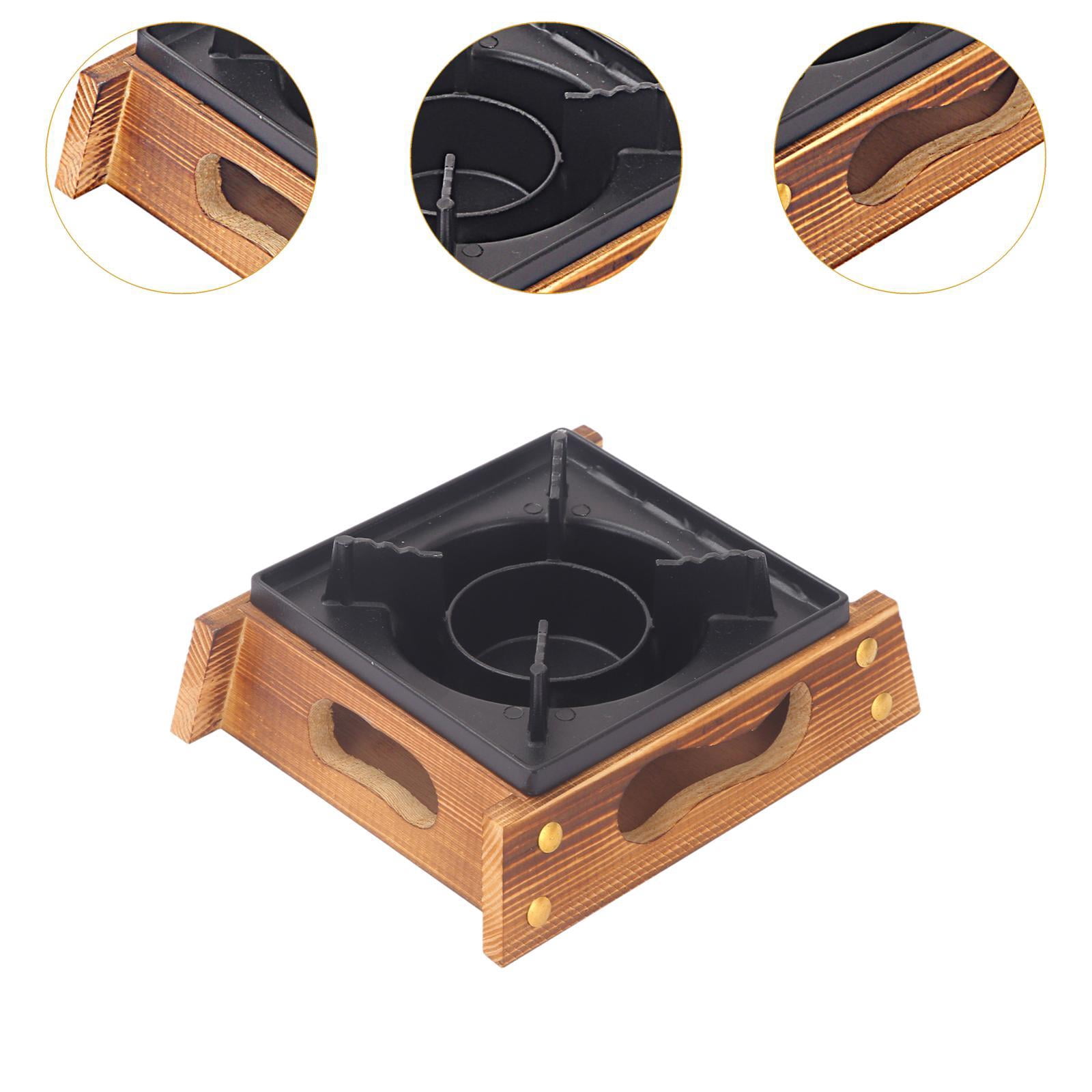 Miulika Solid Alcohol Stoves Teahouse Alcohol Furnace Small Stovetop Heating Tabletop Heating Burner for Kitchenware Cooking Utensil 14x17cm