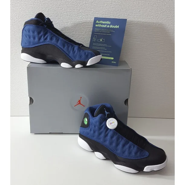 Ni - ke ''AIR JORDAN 13 RETRO'' New Men's Shoes Navy-University Blue-Black Size 11