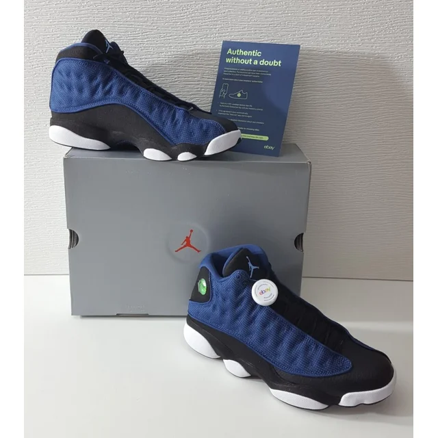 Ni - ke ''AIR JORDAN 13 RETRO'' New Men's Shoes Navy-University Blue-Black Size 11