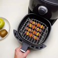 thumbnail image 1 of Estbridge Fryer Double Layer Shelf Skewer Rack Fryer Accessory Halogen Oven Meat Steak Rack Stainless Steel Barbecue Rack Grill Skewers All Brands, 1 of 5