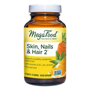 MegaFood Skin, Nails  Hair 2 90 Tabs - Supports Healthy Complexion, Nails, Hair *