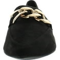 thumbnail image 3 of Steve Madden Famed Pointed Closed Toe Slip-On Loafer Flat Black Suede (Black Suede, 6), 3 of 3