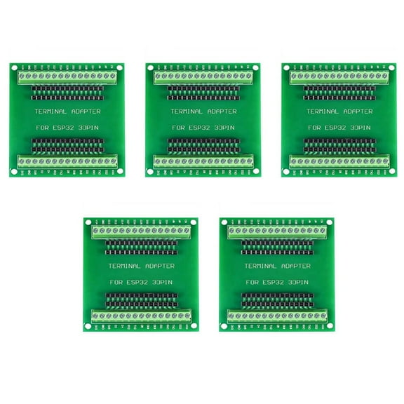 5X ESP32 Expansion Board 30Pin GPIO Breakout Board Compatible with 30 Pins ESP32 Development Board