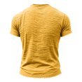 thumbnail image 6 of Akiihool Shirts for Men Oversized Mens T Shirt Graphic Short Sleeve Casual Fashion Workout Tee Shirts T Shirt Yellow,XXXXL, 6 of 8