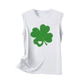 thumbnail image 4 of PNTUTB St. Patrick's Day Women's Fashion Print Casual Sleeveless Crew Neck Pullover Comfortable Tank Tops, 4 of 6