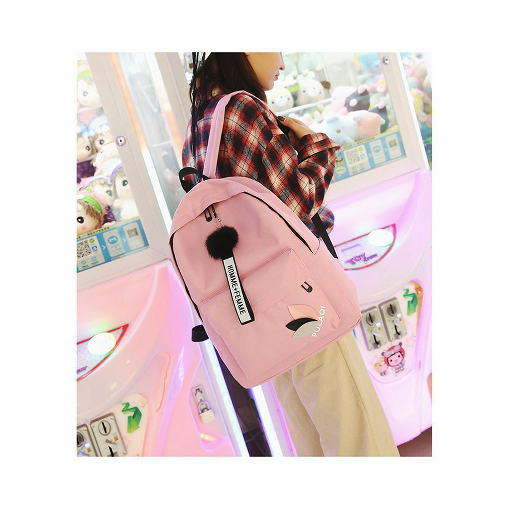 2023 Fashion Leaf Backpack Female School Student School bag Korean Version Simple Large Capacity Travel Backpacks Wholesale