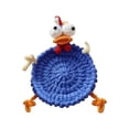 thumbnail image 3 of Win s Way Handmade Crochet Chick Coasters Cute Drink Coaster Set 2 Pieces for Coffee Table Tabletop Protection Home Decor, 3 of 7