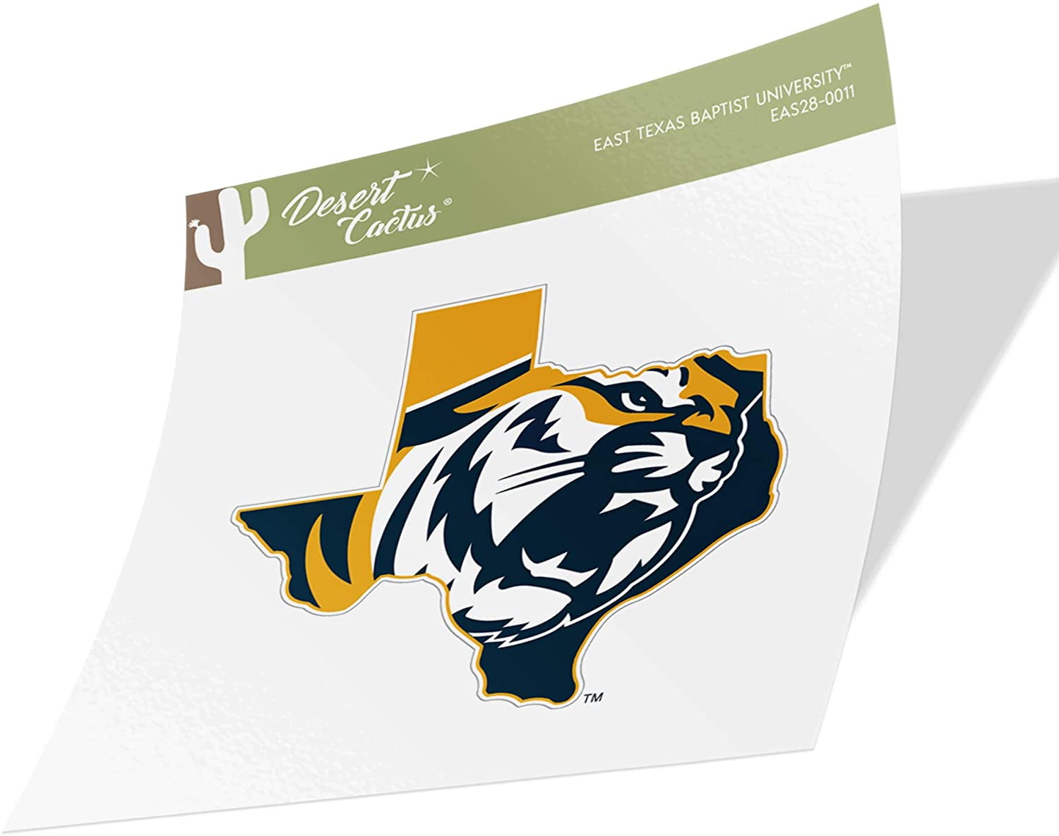Sticker 0118 East Texas Baptist University ETBU Tigers NCAA Vinyl