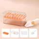 thumbnail image 5 of Congelador Cubos Hielo con Tapa y Contenedor, Congelador Cubos Moulds con 32 Piezas, Fácil Liberación, Ahorro de Espacio, Contenedor de Almacenamiento de Hielo, para Cocina, Residuo de, 5 of 9