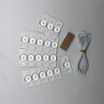 thumbnail image 2 of Cateissary Lámpara de luz LED práctica con perlas de diodo emisor de luz - Múltiples usos con perlas de luz óptica Luz LED duradera Electrónica miscelánea 3V 100PCS+línea, 2 of 6