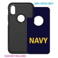 thumbnail image 2 of DistinctInk Custom SKIN / DECAL compatible with OtterBox Commuter for iPhone XS MAX (6.5" Screen) - Yellow Navy - Show Your Support for the Navy, 2 of 5