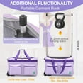 thumbnail image 4 of BRONKIGE Dance Bag with Garment Rack - 28" Competition Duffle Bag - Rolling Garment Bag with Wheels - Ideal Costume Suitcase for Dancers Livestreamer Athletes - Large Capacity Enhanced Stability, 4 of 7