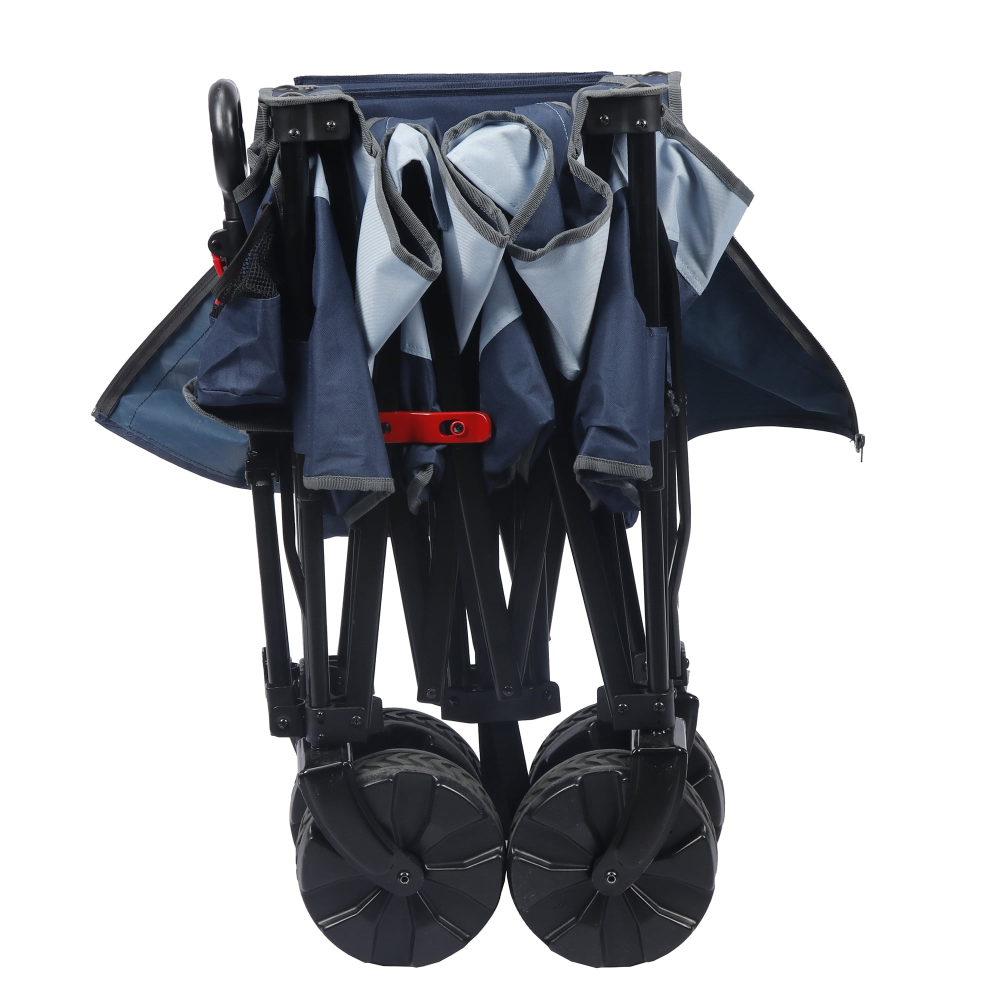 Ozark Trail 54in Extra Long Cart, Collapsible Utility Wagon, Blue