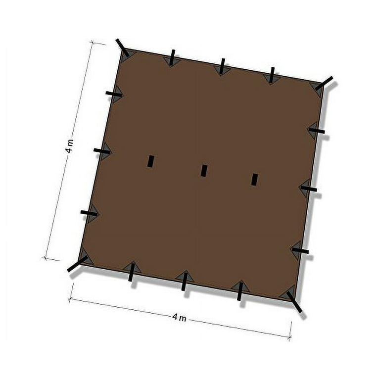 即日発送 x (13ft Brown Coyote - 4x4 Tarp DD - Hammocks DD 13ft) 100 - テント・タープ