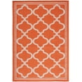 thumbnail image 2 of SAFAVIEH Machine Washable Rug Indoor/Outdoor Bermuda Collection - Bermuda Tamaya Geometric Machine Washable Indoor/Outdoor Area Rug, Rust/Ivory, 8' x 10', 2 of 10