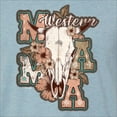 thumbnail image 6 of Wild Bobby Western Ma Steer Pink And Grey Distressed Pop Culture Men Premium Tri Blend Tee, Denim, X-Large, 6 of 6