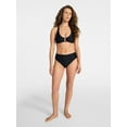 thumbnail image 4 of Time and Tru Women's and Women's Plus Mid Rise Bikini Bottoms, Sizes XS-3X, 4 of 5