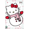 thumbnail image 2 of Hello Kitty: 17 Holiday - Build A Snowman Canvas Wall Poster, 14.725" x 22.375", 2 of 4