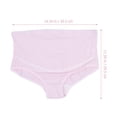 thumbnail image 4 of 3 unids algodón embarazadas mujeres cintura alta bragas de maternidad pantalones de vientre de verano, 4 of 6