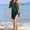 Green, variant on Hvot&aat Womens Eyelets Halter Mini Dresses 2025 Summer Loose Short Beach Cover Up Sundress Casual Solid Sleeveless Tank Dress
